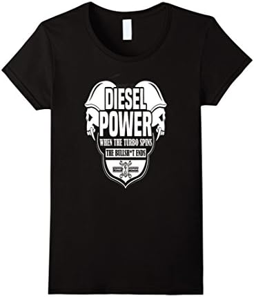 Women's DIESEL POWER SHIRTS Large Black