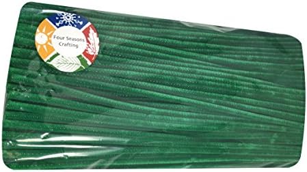 Four Seasons Crafting Chenille Stems Super Pack Pipe Cleaners 350 Piece Green