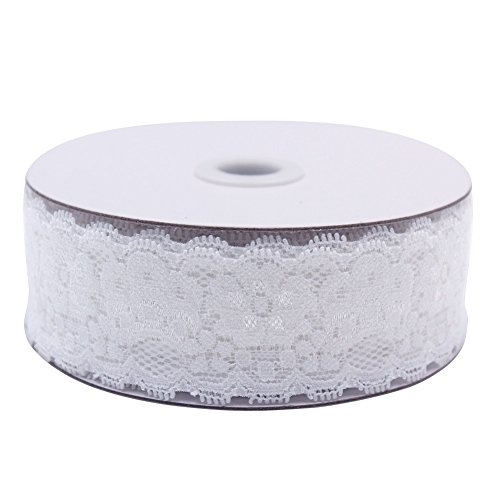 RADLEY Floral Lace Ribbon Roll Ivory 1½" Wide x 25 Yards (A Pattern) - Thumbnail 3