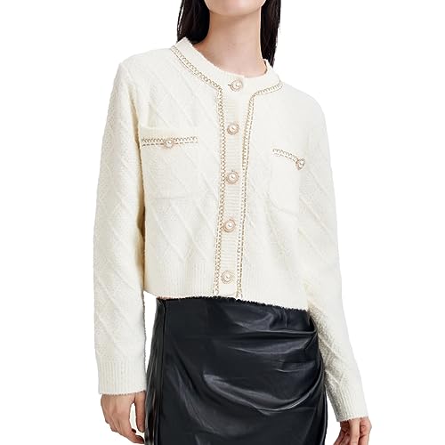 URBAN REVIVO Women's Casual Cardigans Open Front