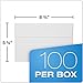 Quality Park A9 Greeting Card Envelopes with Self Seal Closure, 5-3/4 x 8-3/4, 24 lb. White, Half Fold Sized Envelopes Ideal for Greeting Cards, Photos, and Invitations, 100/Box (QUA10750)
