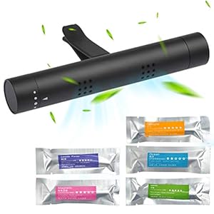 BUYGOO Auto-luchtverfrisser, luchtreiniger, geurdispenser, binnenruimte, aluminium geur voor ventilatie van de auto, met…