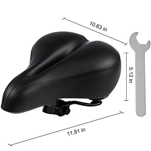 Zacro Oversized Bike Seat Compatible with Peloton, Exercise or Road