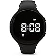 e-vibra Vibrating Alarm Watch Silent Medical Reminder Watch - with Timer and 15 Daily Alarms (Black)
