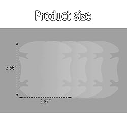 ASUBHA 4PCS Car Door Handle Scratch