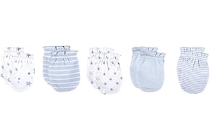 CHAMIE Unisex Baby Cotton Scratch Mittens For Newborn Baby Boys Girls Mittens Accessory 0-6 Months