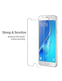 Ailun Protector de pantalla compatible con Galaxy J7 (2018) [3 unidades] de vidrio templado para Samsung Galaxy J7 (2018), borde 2.5D, antiarañazos, sin burbujas, antihuellas dactilares y revestimiento antimanchas de aceite, carcasa amigable