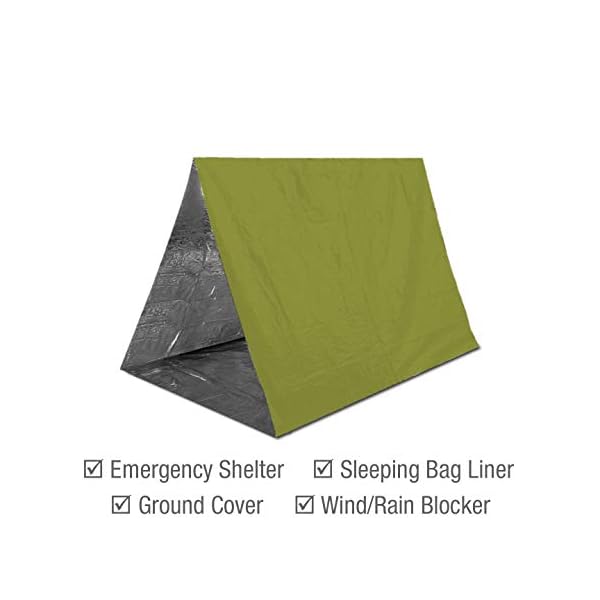 Swiss Safe Emergency Mylar Thermal Blankets (4Pack) Camping Galore
