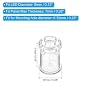 PATIKIL - Lot De 30 Capuchons/clips Transparents Pour LED 5mm (support Panneau) - 3
