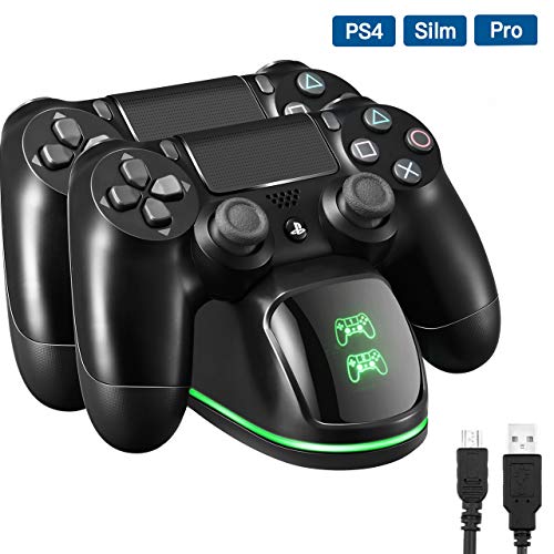 PS4 Controller Charger, TopElek DualShock 4 Controller Charger Station, Dual USB Fast Charging Dock with LED Indicator and Overcharging Protection, for Sony Playstation 4/PS4/PS4 Slim/PS4 Pro - Thumbnail 7