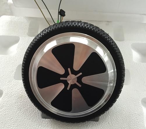 Photo 1 of 6.5 Inch Self Balancing Scooter Motor Wheel with Tire Self Balance 2 Wheels Unicycle Hover Board Motor Replacement