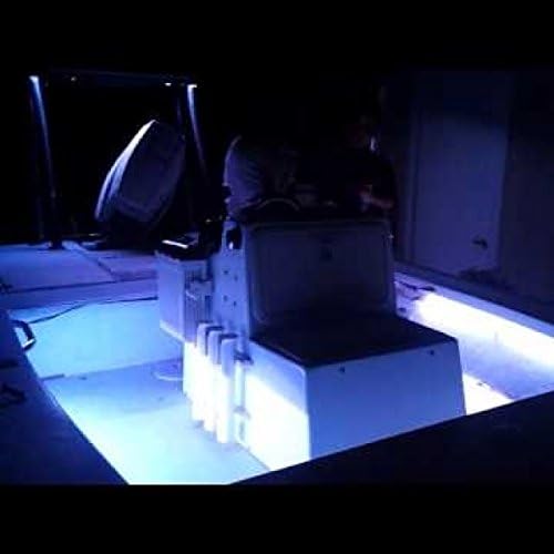 Wireless White LED Boat Lighting Kit Waterproof 8-Flexible Bright LED Strips
