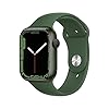 Apple Watch Series 7 [GPS 45mm] Smart Watch w/ Green Aluminum Case with Clover Sport Band. Fitness Tracker, Blood Oxygen & ECG Apps, Always-On Retina Display, Water Resistant
