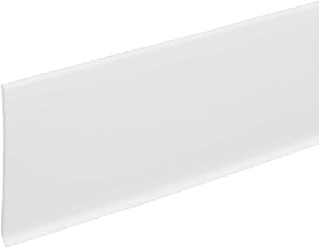 Amazon 巾木 貼るだけ 幅木 ソフト巾木 1枚 ペタット シール Rあり 東リ Z3k ホワイト 白 幅909mm 高さ60mm 厚さ3mm 羽目板 幅木