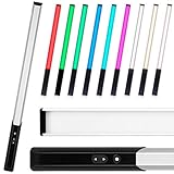 Amzdeal RGB LED Light Wand 9 Colors Temperature, 30