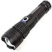 VIVIDLED LED Flashlight CREE XHP 50 19W 4000lm Super Bright Tactical Flashlight 5 Modes Zoomable Water Resistant Day White Light USB Rechargeable 26650 Battery Included