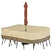 Classic Accessories Veranda Rect/Oval Patio Table & Chair Set Cover W/Umbrella Hole, Medium primary