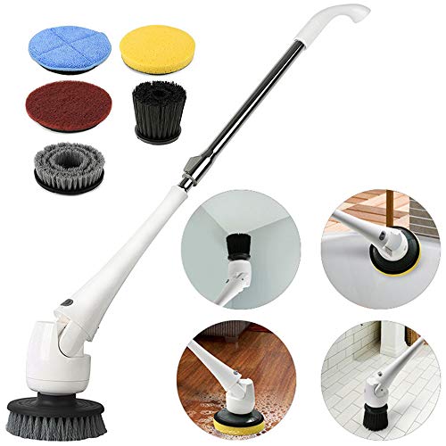 Ltongx Electric Floor Scrubber Cordless Electric Cleaning Brush