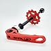 SABLUE FLOAT ON AXLE Bike Chain Keeper Holder Dummy Sleeping Hub Tool Bicycle Cleaning Transporting (RED)
