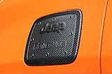 Nicebee ABS Carbon Fiber Fuel Tank Cover Gas Lid Filler Cap Trim Decoration fit For Jeep Renegade 2015-2018