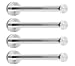 NELXULAS Brushed Stainless Steel Bath Towel Hooks Single Super Heavy Duty Wall Mount Hook, Coat Hook, Fit for Bedroom,Living Room, Bathroom and Fitting Room, Office(8
