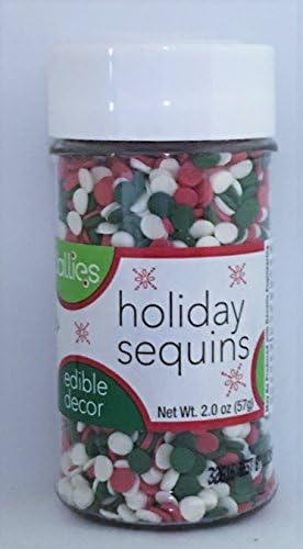 Dallies Edible Decor Sprinkles (Holiday Sequins)