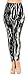 VIV Collection Plus Size Printed Brushed Ultra Soft Tie-Dye Leggings (White Shadow)