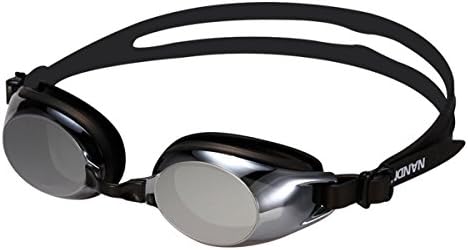 Sven brothers Adjustable neutral adult anti - fog swimming goggles (Black)