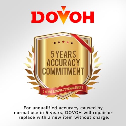 DOVOH Outdoor Laser Level with Receiver : Daylight High Visibility Laser Level 360 Self Leveling Up to 400ft Long Range 110mw High Power Green with Detector Outside Construction Landscaping, H3-360G