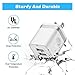 X-EDITION USB Wall Charger, 3-Pack 2.1Amp Dual Port USB Plug Power Charger Adapter Charging Block