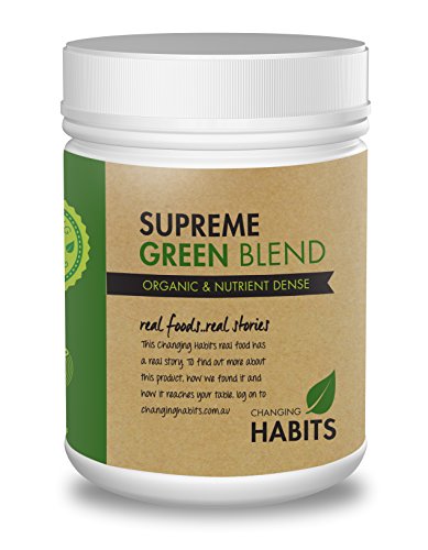 Organic Greens Powder - Gluten Free, NO Wheatgrass Green Superfood Powder [40 Serves] Raw Organic Superfood From NZ: Spirulina, Chlorella, Kelp, Broccoli and Barley Grass Smoothie Powder