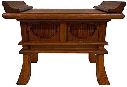 Amazon 各宗派 寺院仏具 中京型 経机 摺漆 1尺6寸 日本欅製 経机 お供え机 オンライン通販