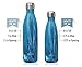 MIRA 17 Oz Stainless Steel Water Bottle - Double Walled Vacuum Insulated Cola Shape Thermo Flask - 24 Hours Cold, 12 Hours Hot - Reusable Metal Water Bottle - Leak-Proof Sports Bottle - Dynamic Blue