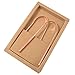 Tongue Scraper - Tongue Cleaner - Medical Grade Stainless Steel Metal - A lightweight bag - Eliminate Bad Breath With Tongue - by Piero Lorenzo Products (304 Stainless Steel - Rose Golden) - 2 Pack