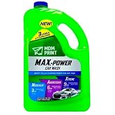 MDMprint 100 Oz. Power Car Wash Bottle, Green, Concentrated