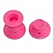 EZGO 20 Pieces Magic Hair Care Curler No Clip Silicone Soft Hair Style Roller, Pink