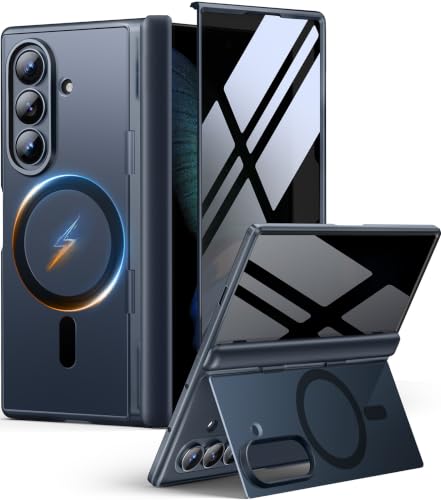 MOBOSI für Samsung Galaxy Z Fold 8 Ultra Hülle mit Schutzfolie,Schwarz