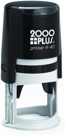 Customize with Text or Upload Your Artwork Round self Inking Stamp - 4642 - 1-5/8" Diameter