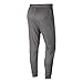 Nike Training Dri-FIT Fleece Tapered Trousers (M, Dark Grey Heather/Black)
