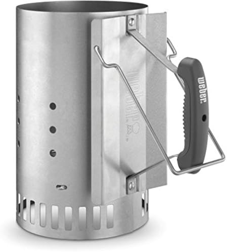 Weber Rapidfire Chimney Charcoal Starter, Silver