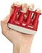 Prohands VIA Hand Exerciser, Finger Exerciser (Hand Grip Strengthener), Spring-Loaded, Finger-Piston System, Isolate and Exercise Each Finger, (2.5 lb Light Tension, Red-Via Rehab)