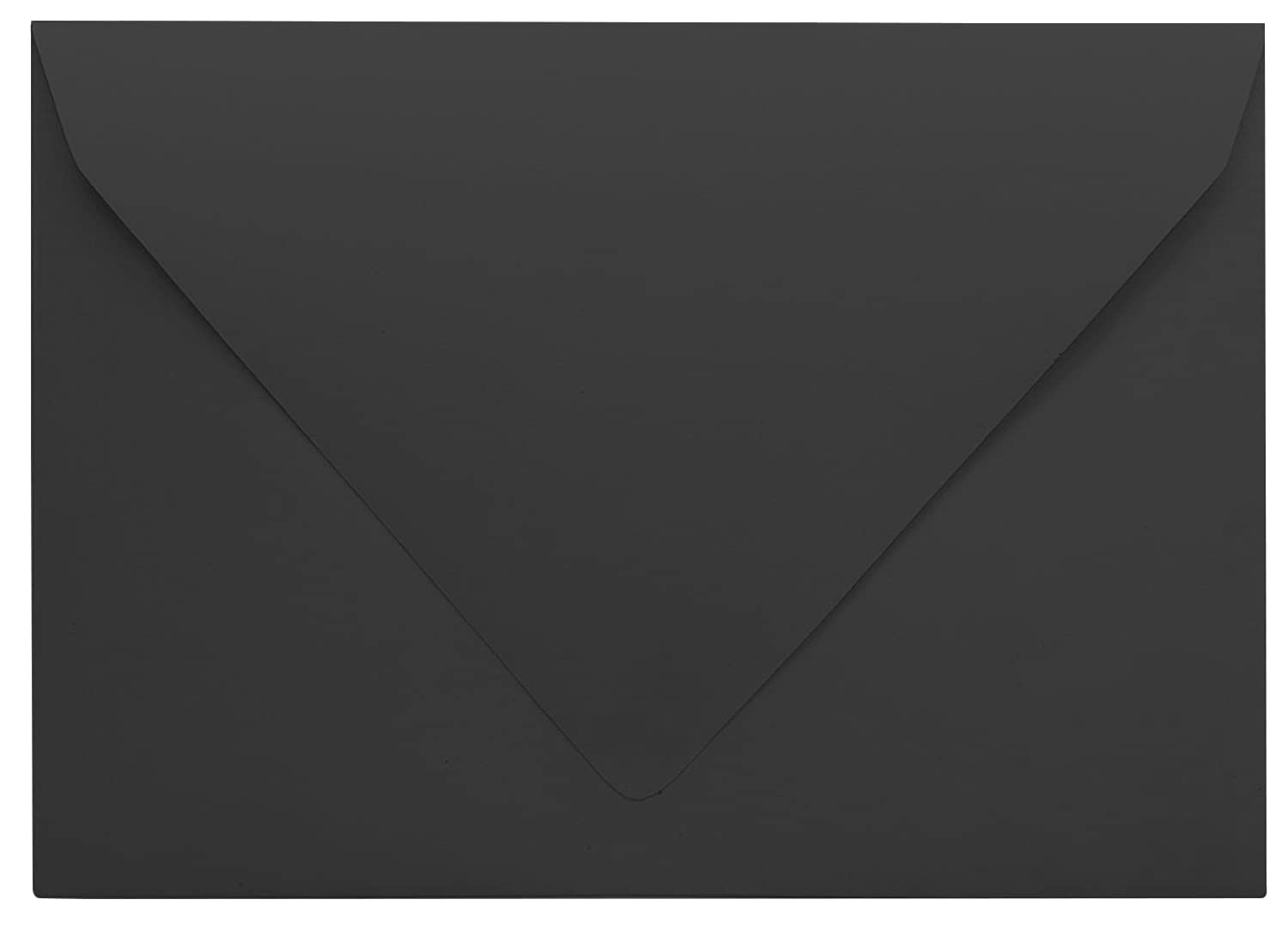 Darling Souvenir A1 Black Invitation Envelopes (3 5/8 x 5 1/8) Euro V-Flap 80 LBS Self-Adhesive Perfect for Weddings, Birthday, Baby Shower,Bridal Shower -Packs & Colours Available
