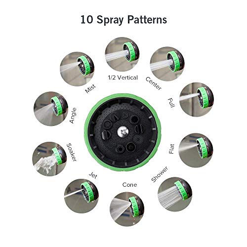 image for TaoTronics Garden Hose 50ft Expandable Water Hose Flexible, Include 10