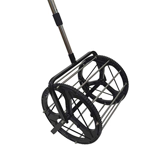 Uplord 2-in-1 Tennis Ball Baseball Collector Ball Hopper,Fashion Practical Tennis Picker Automatic Pick-up Basket Receive Ball Frame,Can Store Over 50 Balls,Ship from US!!