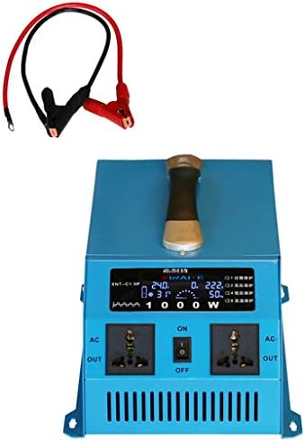 VOFJSX 1000W 12V Pure Sine Wave Inverter Charger DC AC Battery Power Converter, With Screen Display