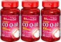 Puritan's Pride Q-sorb Coq10 100mg 60 Softgels 3 Bottles