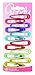 Goody Kids Contour Snap Clips - 12 Count, Assorted Colors - Just Snap Into Place - Suitable for All Hair Types - Pain-Free Hair Accessories for Women and Girls - All Day Comfort