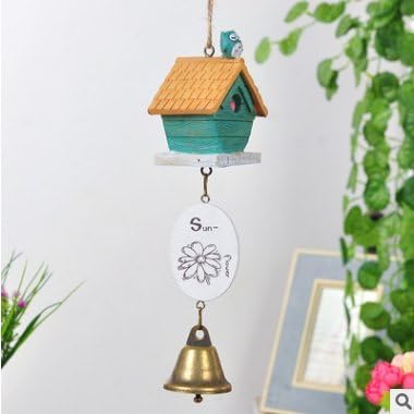 Amazon Co Jp 夏の風物詩 風鈴 おしゃれ かわいい 樹脂 ラッキー風鈴 装飾 Diy 部屋 ブルー ホーム キッチン