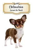2020 Chihuahua Carnet de Bord: Chiot ou Chien | 139 Pages | 12 Mois | Format A5 | Agenda | Journalie by