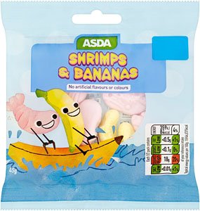 Asda Shrimps & Bananas 45g